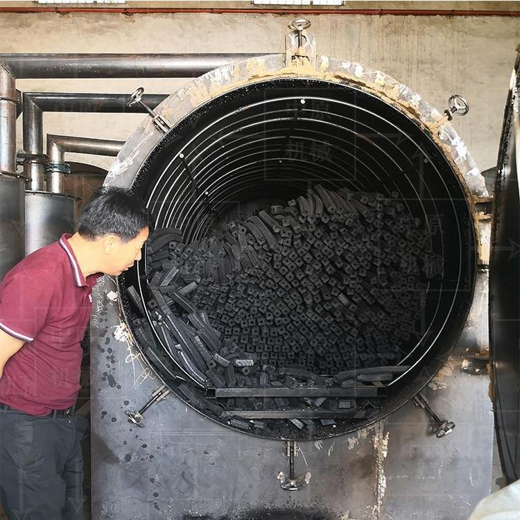 hot sale charcoal carbonization furnace