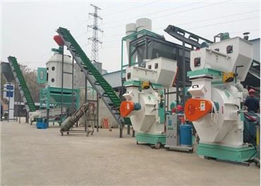 Mesin Pembuat Pelet Serbuk Gergaji Rumput 5-8t / jam Otomatis Lengkap