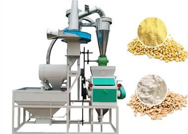 Mesin Pabrik Tepung Jagung Gandum Skala Kecil